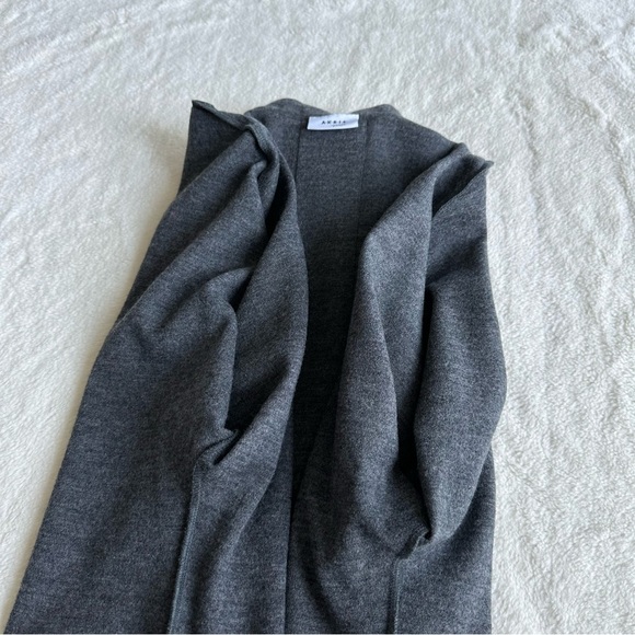 Akris Punto Wool Gray Relaxed Half-Zip Collar Long Sleeve Sweater S (4) - Picture 11 of 15